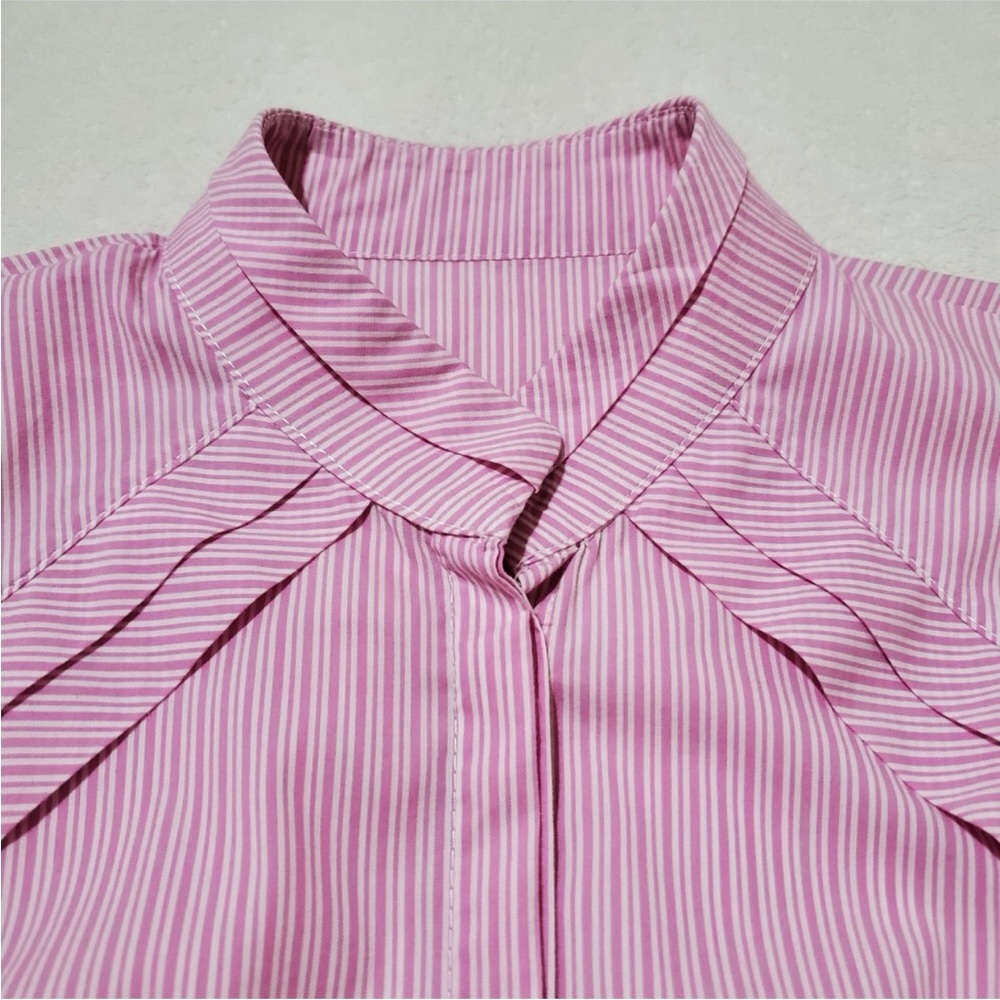 Pink Sleeveless Ruffle Top - Picture 8 of 9